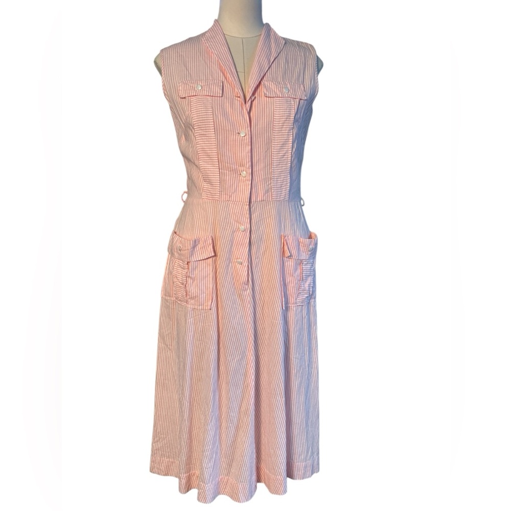 50’s Penny’s Brentwood striped day dress
